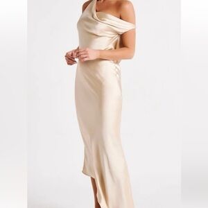 Meshki Yvette Gold/Champaign Dress - Size XXS